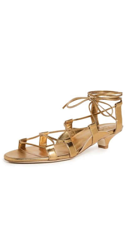 Jamie Haller The Sparta Heels Metallic Bronze