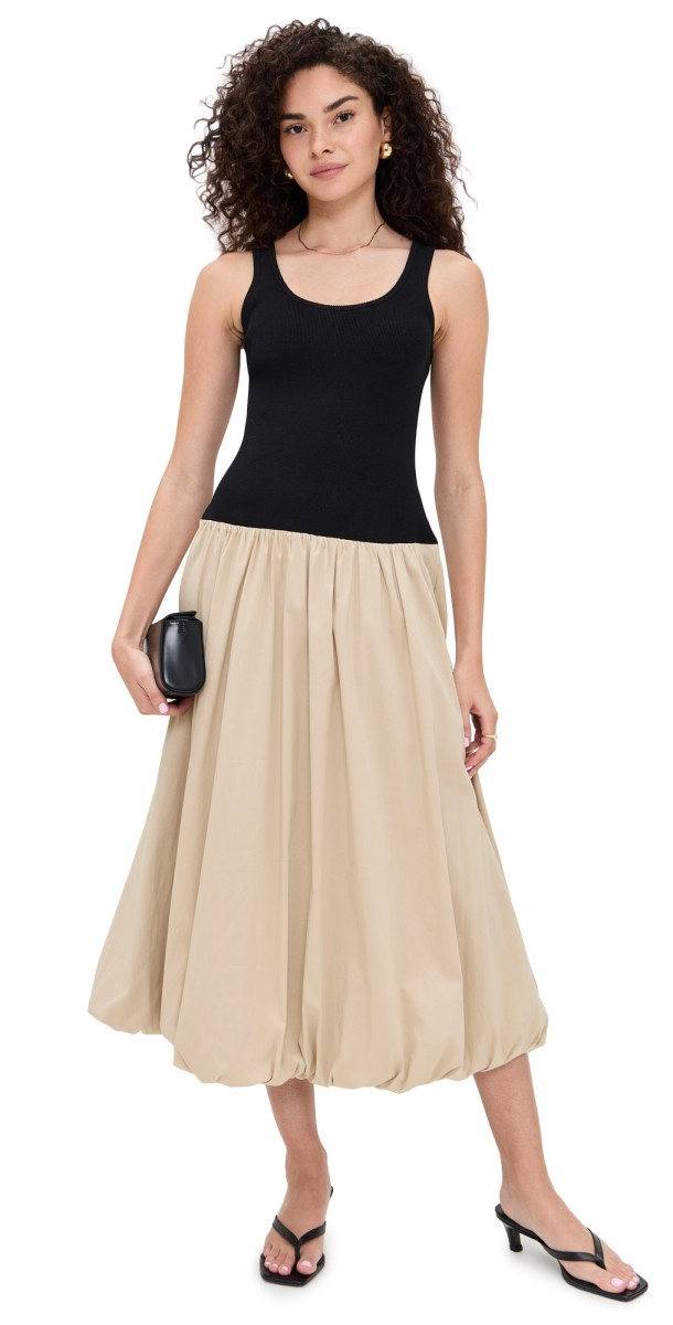 Cinq à Sept Nera Dress Black/Khaki