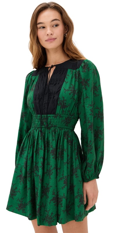 Sea Joan Print Tunic Dress Green