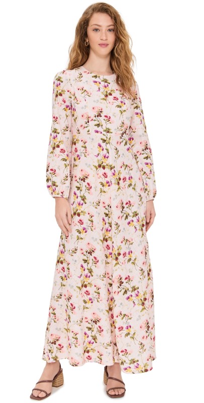 Hill House Home The Nadia Dress Bluebonnet/Multi