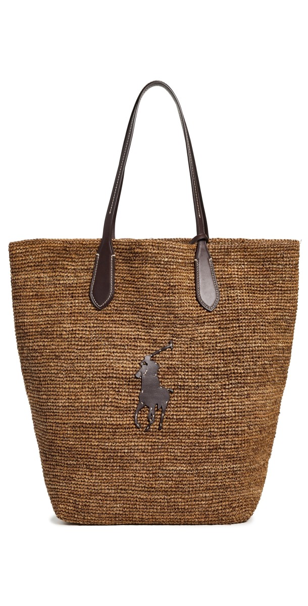 Polo Ralph Lauren Large Tote Toasted Almond/Chocolat