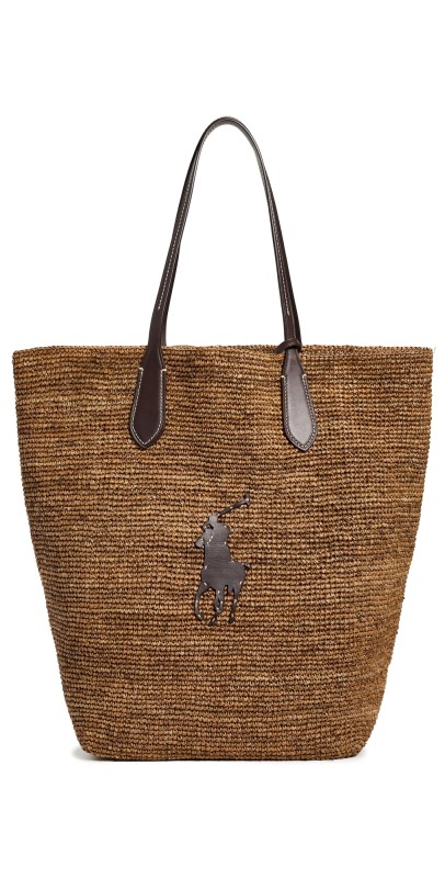 Polo Ralph Lauren Large Tote Toasted Almond/Chocolat