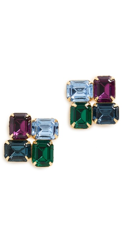 Jennifer Behr Piccolo Earrings Golden Mult