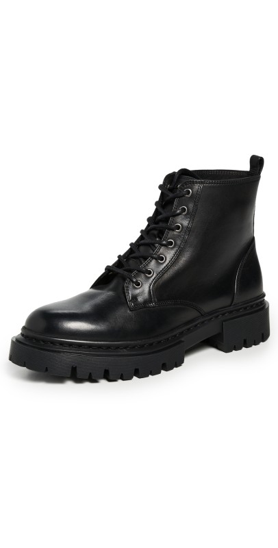 STAUD Henry Combat Boots Espresso