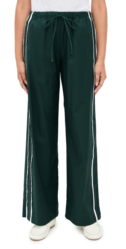 Reformation Julien Poplin Pants Forest