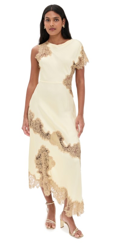 A. L.C. Alessia Dress Light Canary/Beige