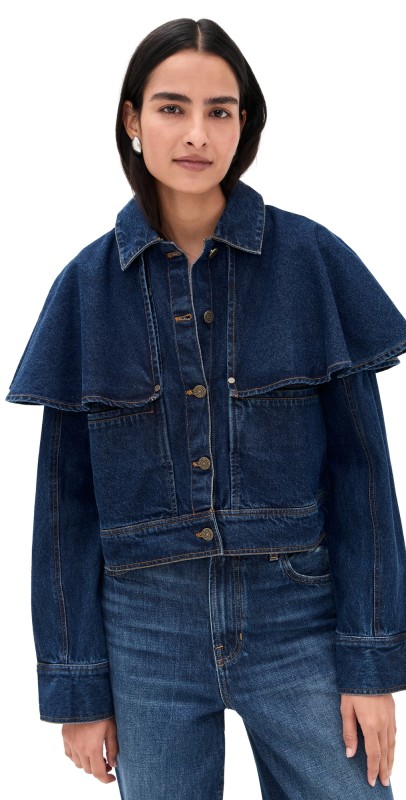Cleobella Clarke Jacket Dark Denim
