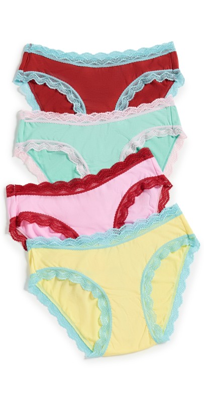Stripe & Stare Original Knickers Four Pack Bon Bon Brights