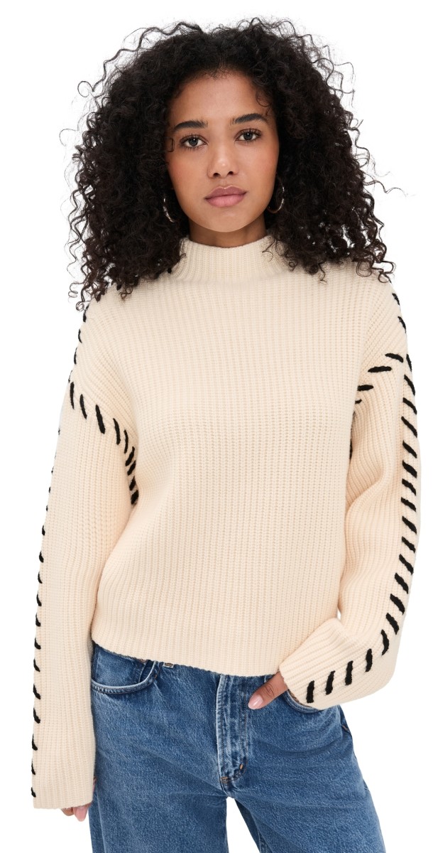 BLANKNYC Steady Ground Sweater Cream