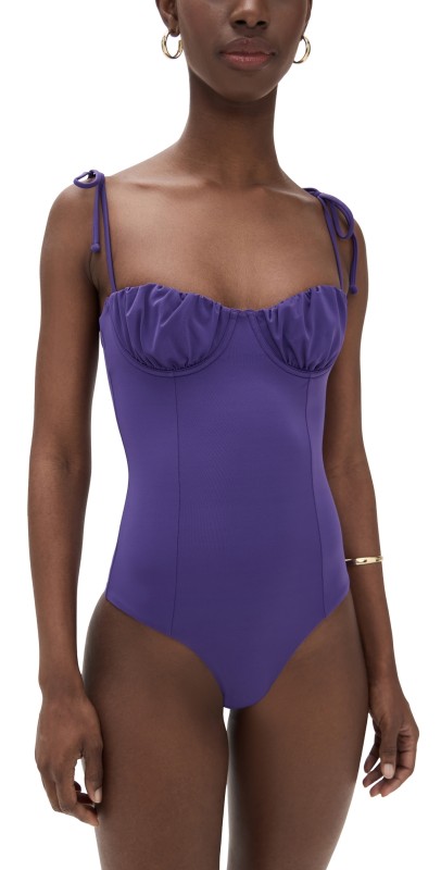 The Attico One Piece Purple