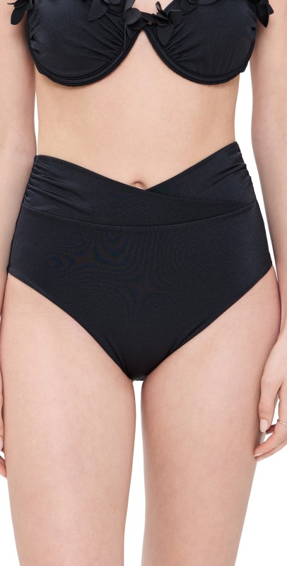 Ancora Glyphe High Waisted Bikini Bottoms Black