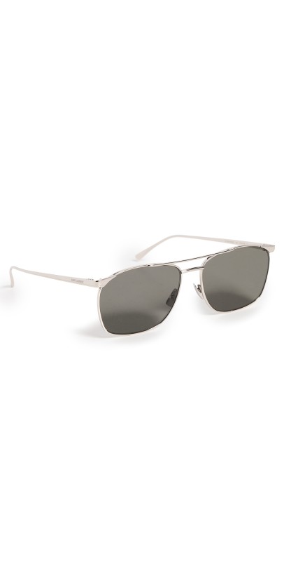 Saint Laurent Sl 796 Vincent Sunglasses Silver-Silver-Grey