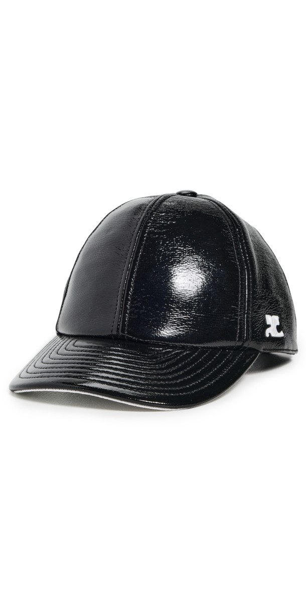 Courrèges Reedition Vinyl Cap Black