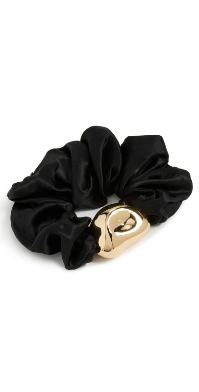 LELET NY Inara Pendant Oversized Scrunchie Black