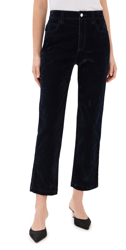 A. L.C. Willie Velvet Pants Navy