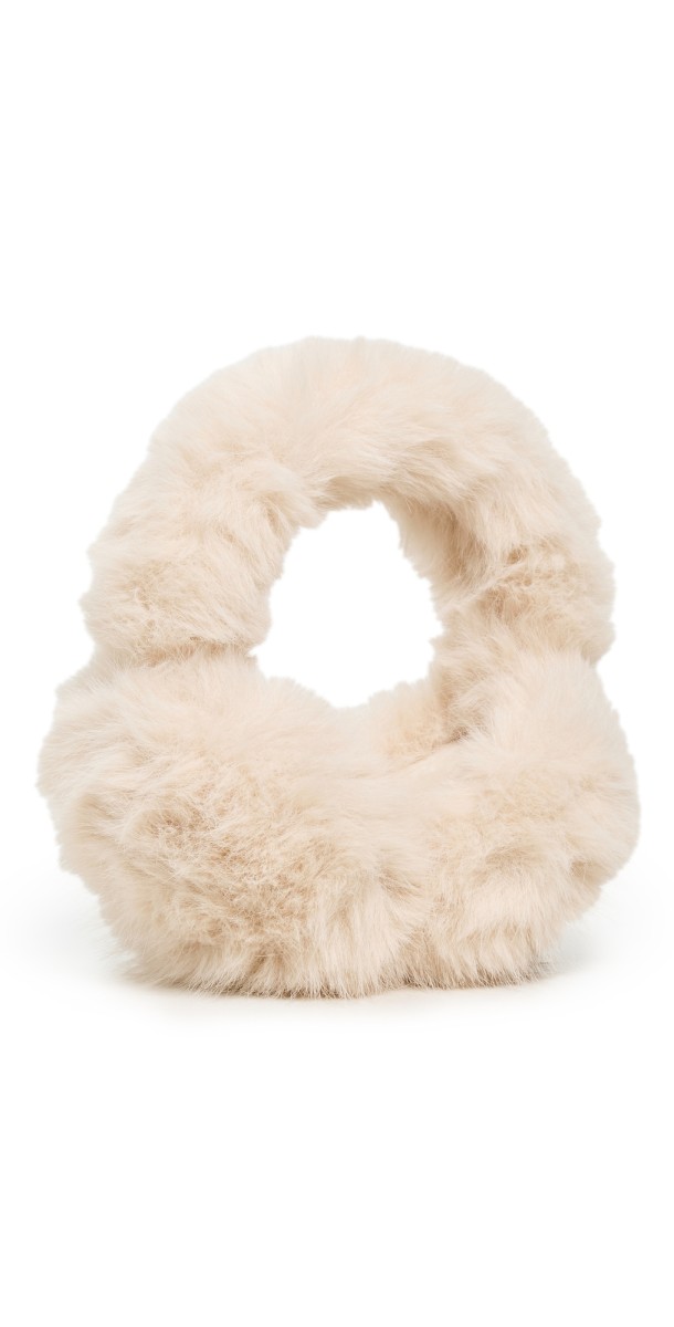 Jocelyn Faux Fox Earmuffs Beig