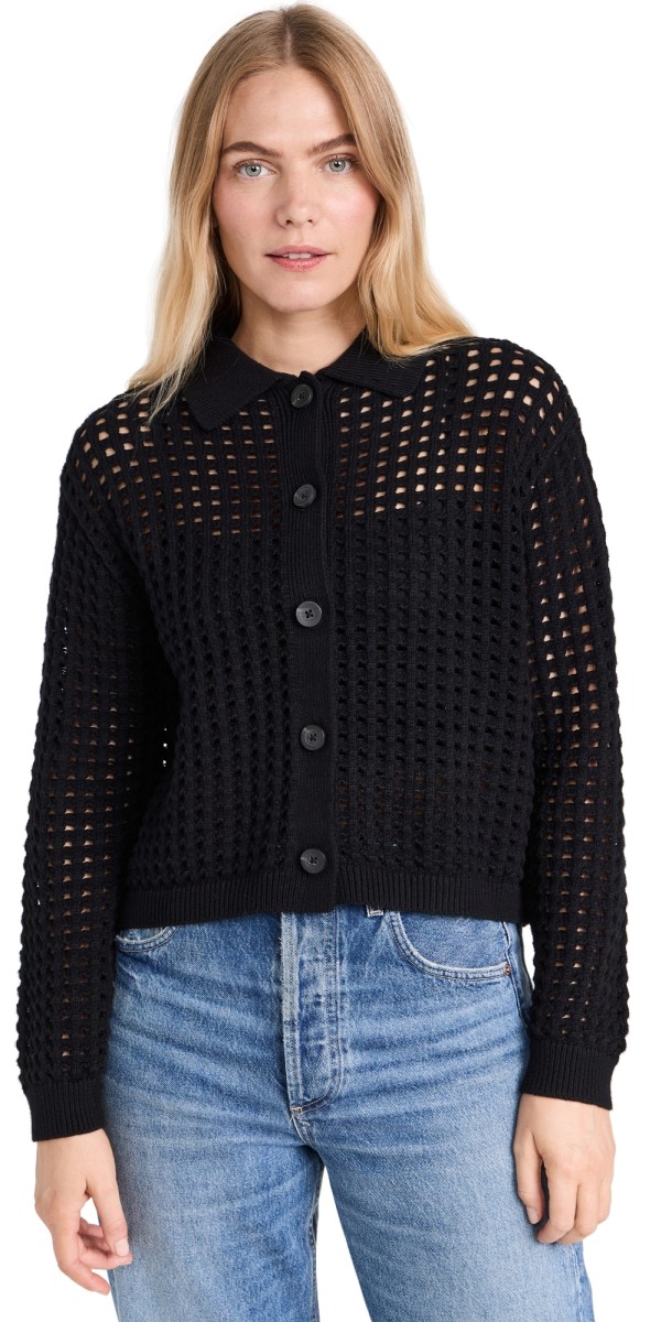 Velvet Kitt Cardigan Black