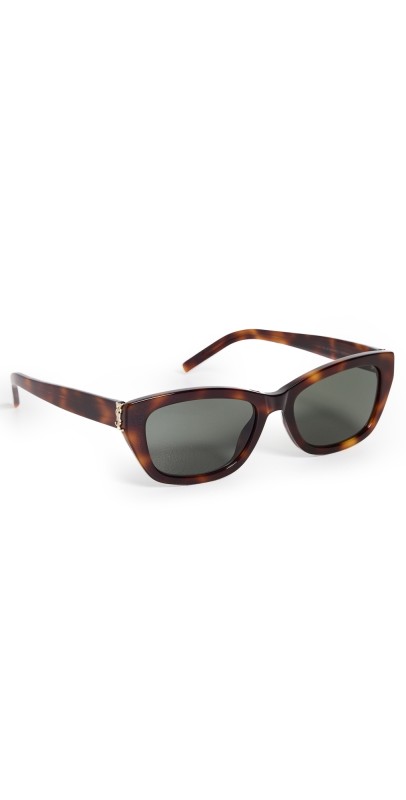 Saint Laurent SL M153 Sunglasses Havana-Havana-Grey