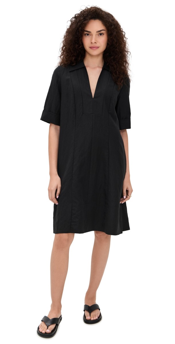 Vince A-Line Short Dress Clay Sage