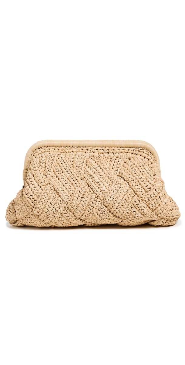 BTB Los Angeles GiGi Frame Clutch Natural