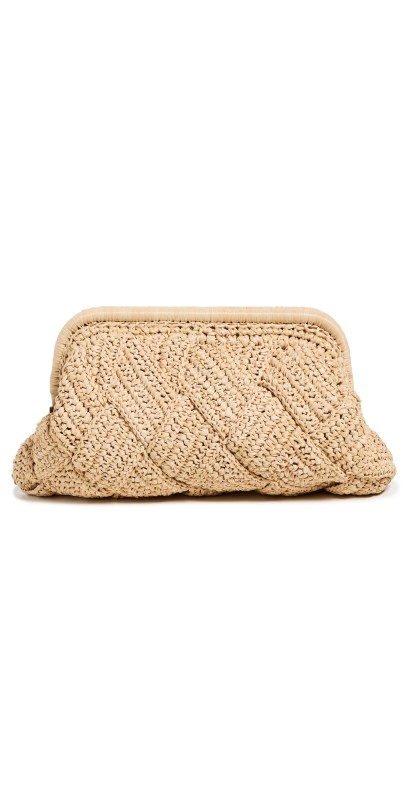 BTB Los Angeles GiGi Frame Clutch Natural