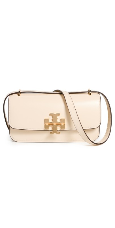 Tory Burch Eleanor E/W Small Convertible Shoulder Bag New Cream
