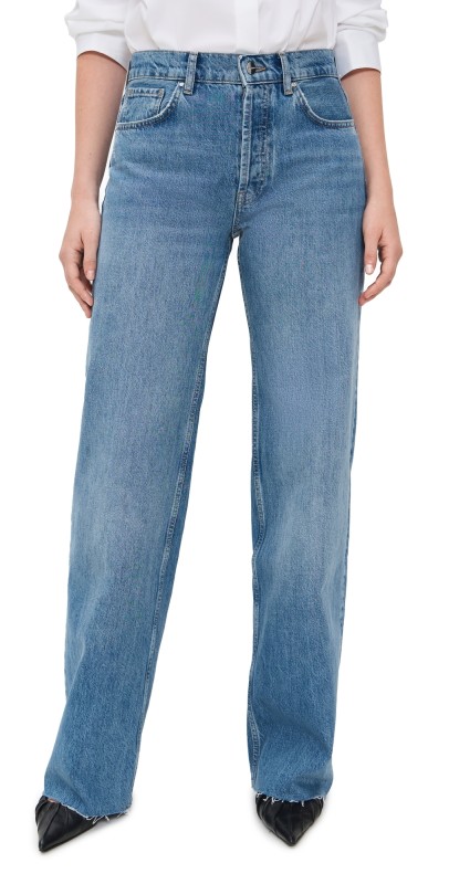 ANINE BING Hugh Jeans Panama Blue