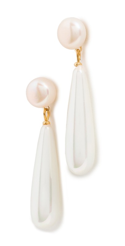 SHASHI Linnea Pearl Earrings Pearl
