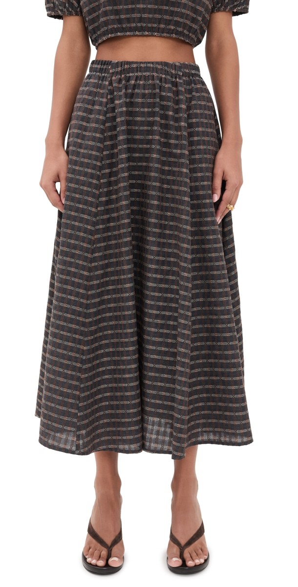 LE BOP Martha Skirt Ivory Dobby
