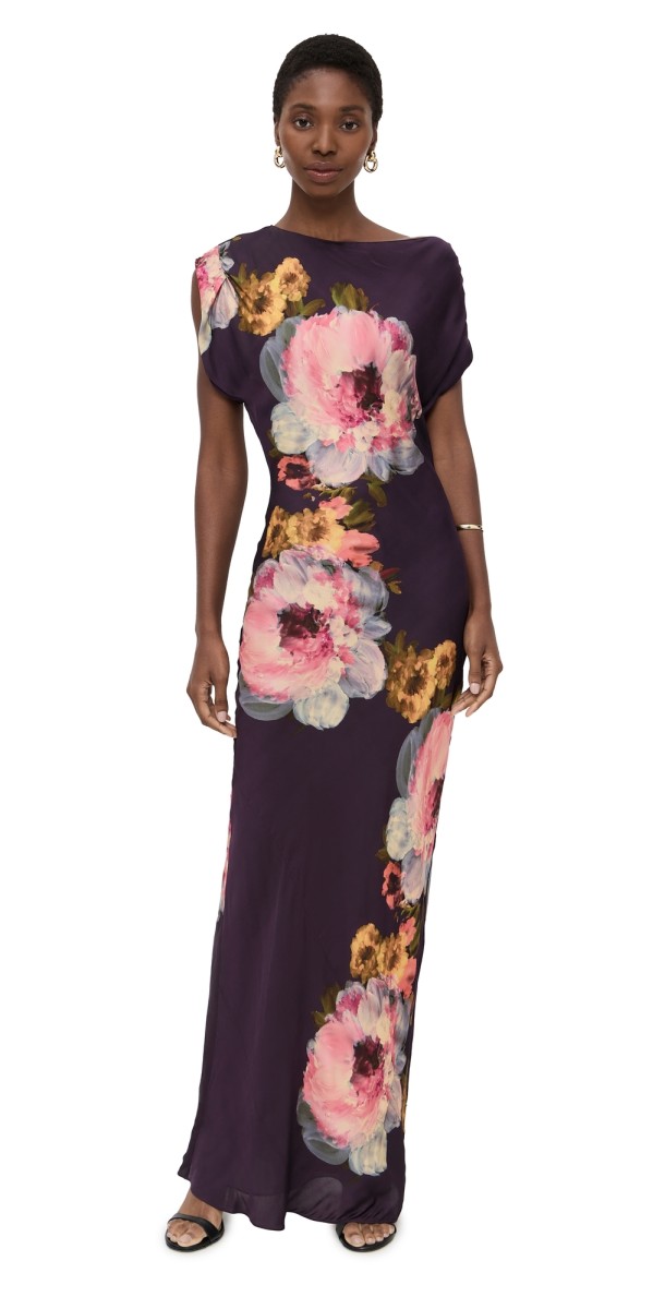 Amanda Uprichard Elroy Maxi Dress Seona Print