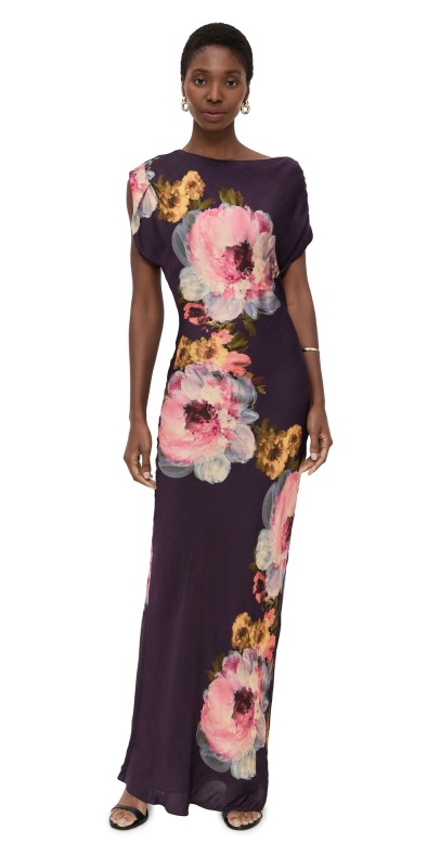 Amanda Uprichard Elroy Maxi Dress Seona Print