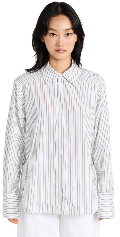 PAIGE Clemence Shirt White/Army