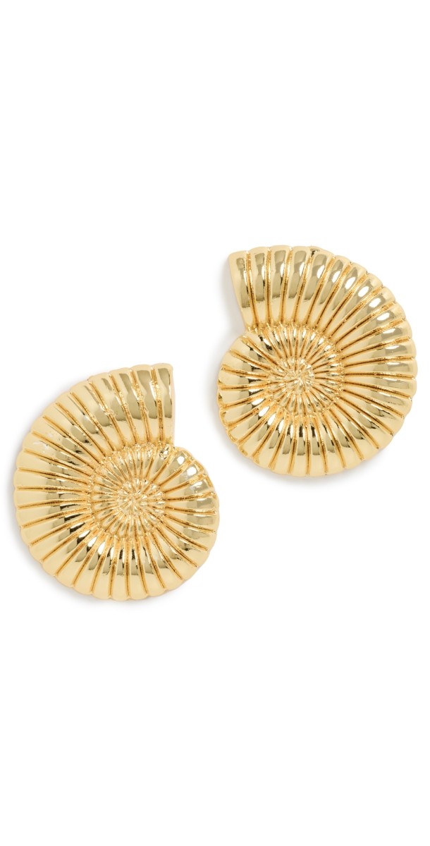 Maison Irem Tears of the Ocean Earrings Gold