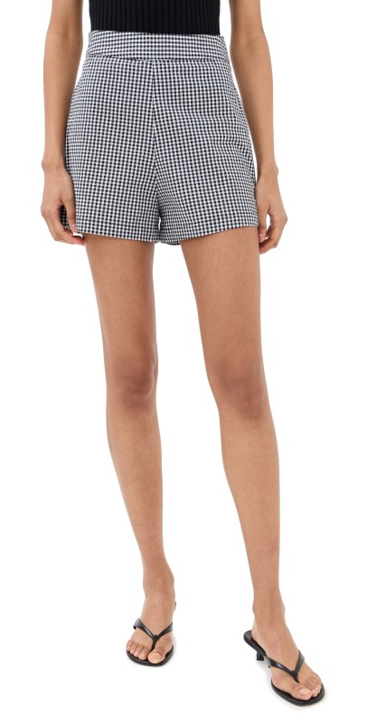 LE BOP Desiree Shorts Gingham Black & White