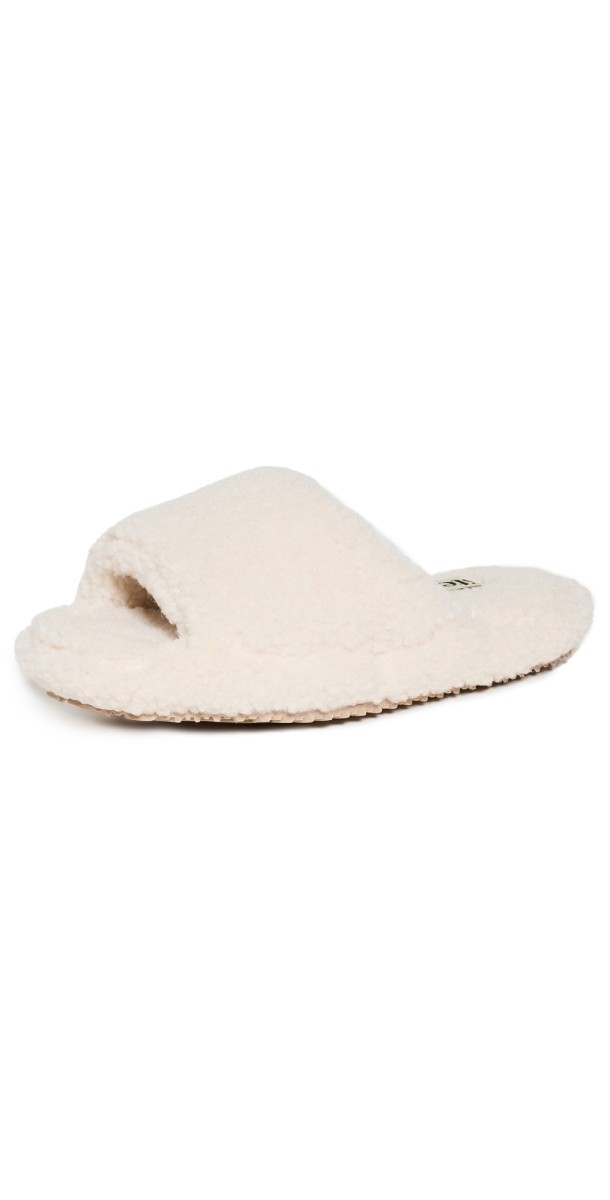 Stems Sherpa Slides Cream
