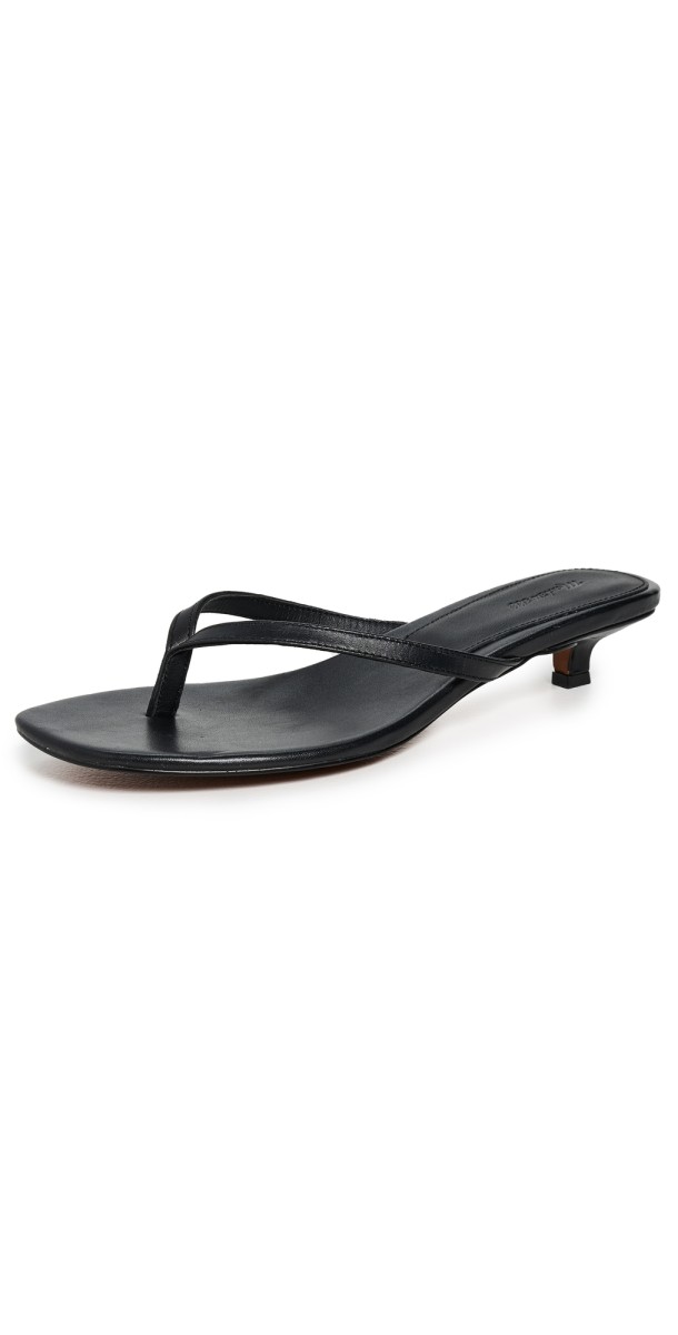 Madewell Tamia Heeled Thong Sandals True Black
