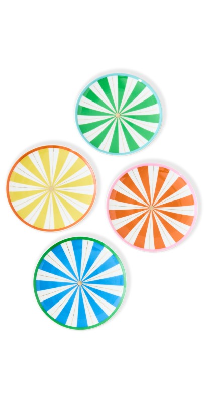 Jonathan Adler Portofino Coaster Set of 4 Mult