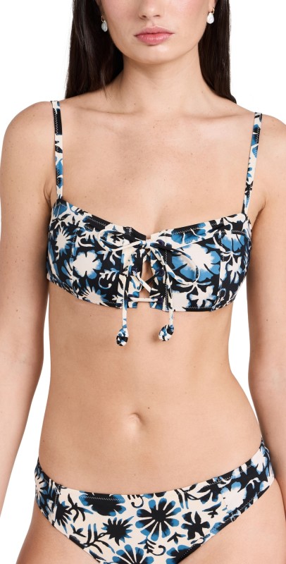 Ulla Johnson Atrani Bikini Top Sunprint Combo