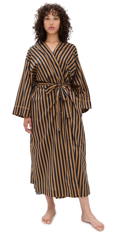 THE GREAT. The Robe Club Stripe