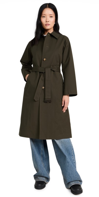 Polo Ralph Lauren Cotton Twill Trench Olive