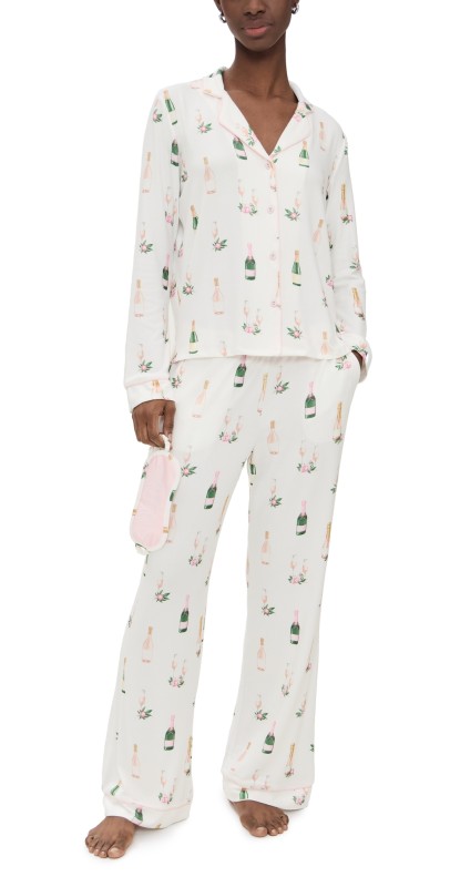 PJ Salvage Breakfast of Champs PJ Set Ivory