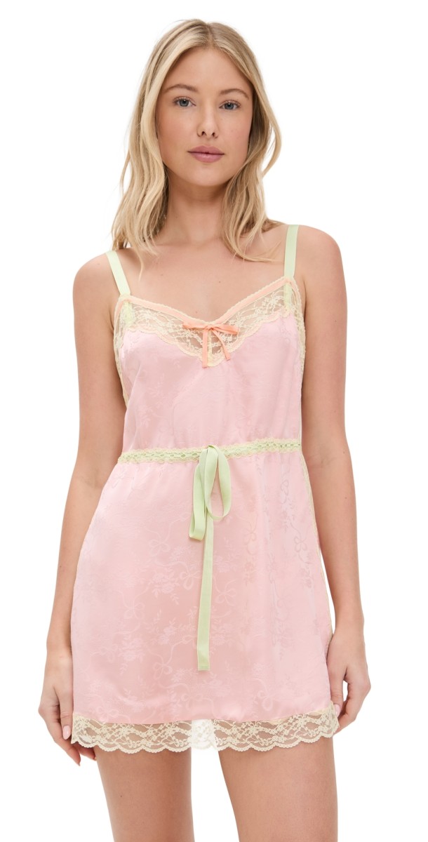 LoveShackFancy Nouvelle Dress Pink