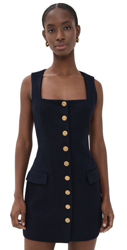 rag & bone Mariana Textured Dress Navy