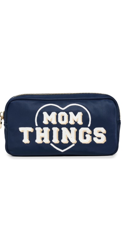 Stoney Clover Lane Embroidered Small Pouch Sapphir