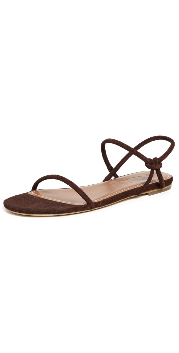 STAUD Laurel Sandals Mahogany