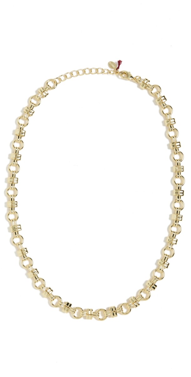 SHASHI Anderson Chain Necklace Gold