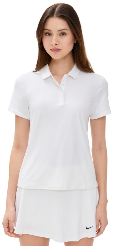 Nike Victory Short Sleeve Polo White/Black