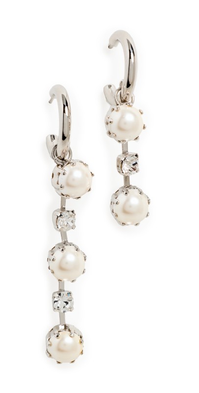 Justine Clenquet Moriah Earrings Palladium