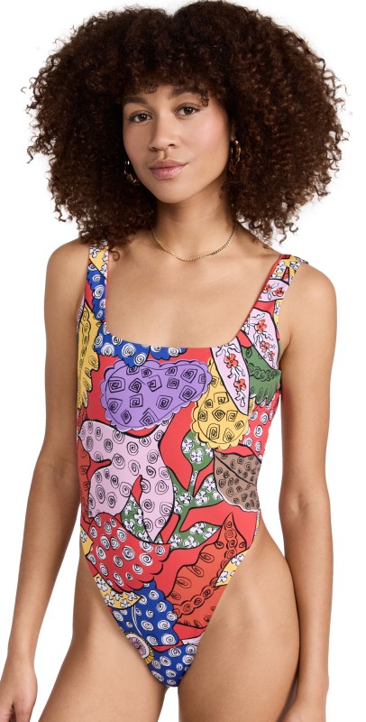 MARA HOFFMAN Idalia One Piece Red Multi