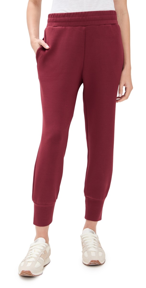 Varley The Slim Cuff Pants NEW MAROON